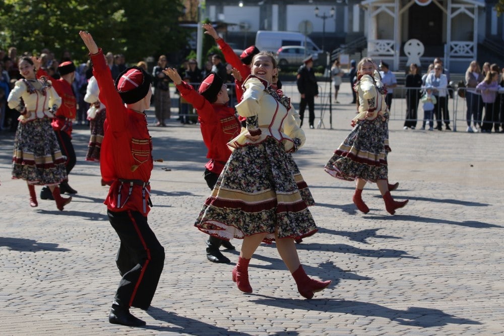 Церемония посвящения в казачат